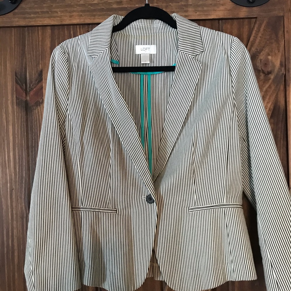 Loft 3/4-sleeve blazer